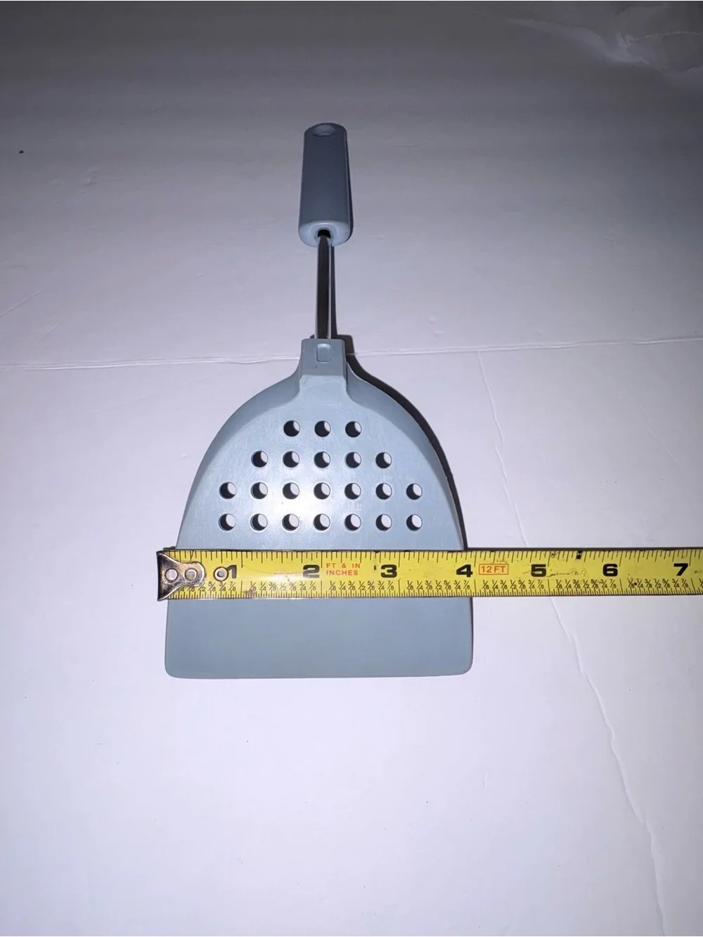 Gray Silicone Slotted Turner Spatula - Nonstick Safe